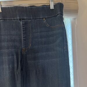 Liverpool Dark Wash Skinny Jeggings - dark Denim